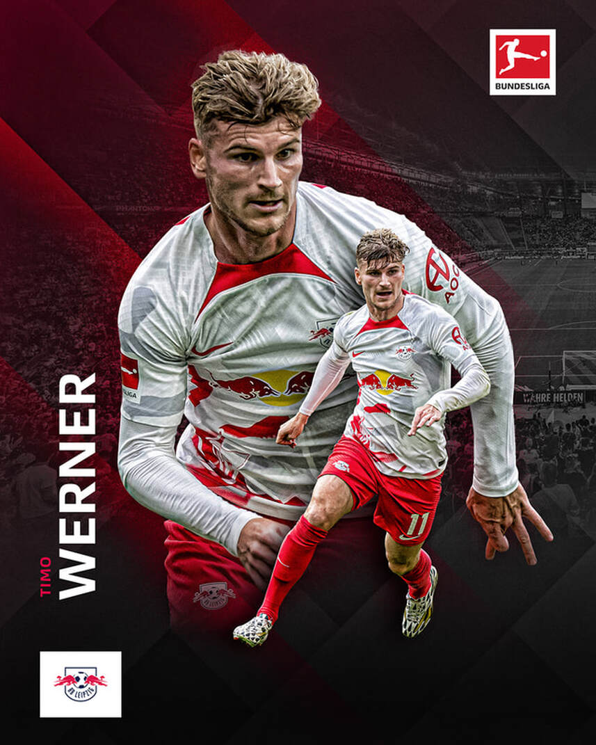 photoshop montage of rb leipzig players from the bundesliga